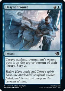 Desynchronize - The Brothers' War (BRO) #46 - Common Magic: The Gathering Trading Card