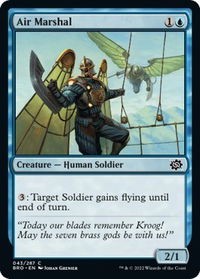 Air Marshal - The Brothers' War (BRO) #43 - Common Magic: The Gathering Trading Card
