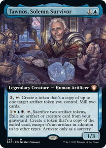 Tawnos, Solemn Survivor (Extended Art) - Commander: The Brothers' War (BRC) #42 - Mythic Rare Magic: The Gathering Trading Card
