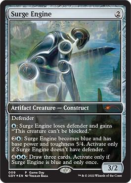 Surge Engine - Game Day & Store Championship Promos Magic: The Gathering trading card