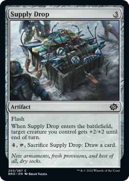 Supply Drop - The Brothers' War Magic: The Gathering trading card