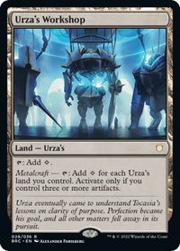 Urza's Workshop - Commander: The Brothers' War (BRC) #28 - Rare Magic: The Gathering Trading Card