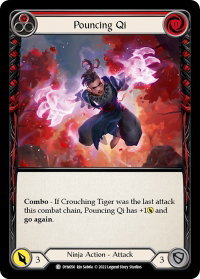 Pouncing Qi (Red) - Dynasty (DYN) #DYN056 - Common Flesh and Blood Trading Card
