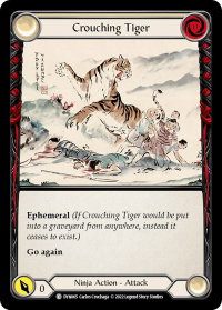 Crouching Tiger - Dynasty (DYN) #DYN065 - Common Flesh and Blood Trading Card