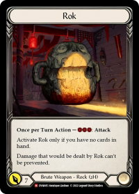 Rok - Dynasty (DYN) #DYN005 - Majestic Flesh and Blood Trading Card