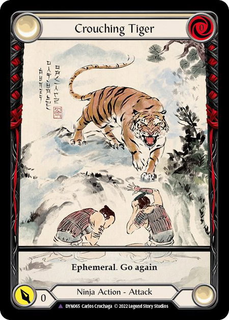 Crouching Tiger (Marvel) trading card from Dynasty Crouching Tiger (Marvel) - Dynasty Flesh and Blood trading card