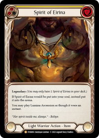 Spirit of Eirina - Dynasty (DYN) #DYN066 - Legendary Flesh and Blood Trading Card