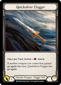 Quicksilver Dagger (DYN069) - Dynasty (DYN) #DYN069 - Rare Flesh and Blood Trading Card