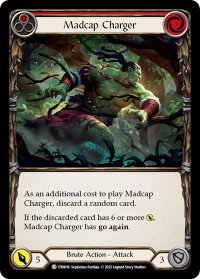 Madcap Charger (Red) - Dynasty (DYN) #DYN016 - Common Flesh and Blood Trading Card