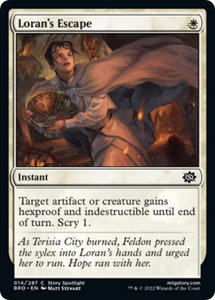 Loran's Escape - The Brothers' War (BRO) #14 - Common Magic: The Gathering Trading Card