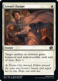 Loran's Escape - The Brothers' War (BRO) #14 - Common Magic: The Gathering Trading Card