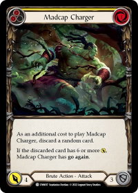 Madcap Charger (Yellow) - Dynasty (DYN) #DYN017 - Common Flesh and Blood Trading Card