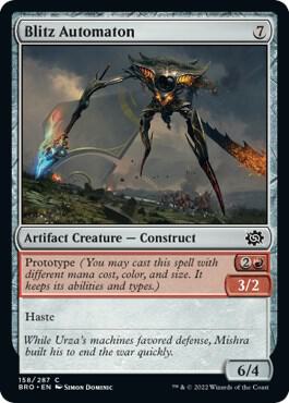 Blitz Automaton - The Brothers' War Magic: The Gathering trading card