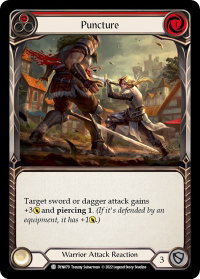Puncture (Red) - Dynasty (DYN) #DYN079 - Common Flesh and Blood Trading Card