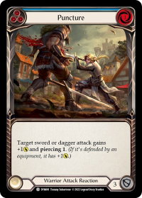 Puncture (Blue) - Dynasty (DYN) #DYN081 - Common Flesh and Blood Trading Card