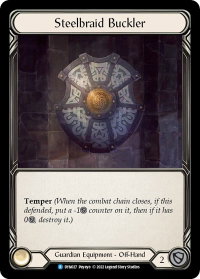 Steelbraid Buckler - Dynasty (DYN) #DYN027 - Rare Flesh and Blood Trading Card