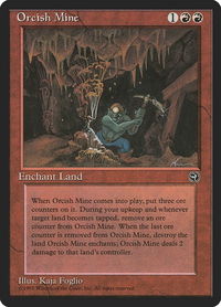 Orcish Mine - Homelands (HML) #78 - Uncommon Magic: The Gathering Trading Card
