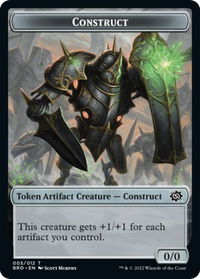 Construct Token (005) - The Brothers' War (BRO) #5 - Token Magic: The Gathering Trading Card