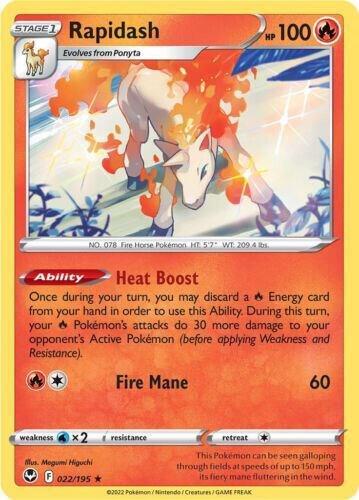 Rapidash - 022/195 - Deck Exclusives Pokémon trading card