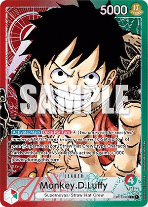 Monkey.D.Luffy (003) (Parallel) - Romance Dawn One Piece trading card