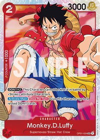 Monkey.D.Luffy (024) - Romance Dawn (OP01) #OP01-024 - Super Rare One Piece Trading Card