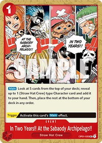 In Two Years!! At the Sabaody Archipelago!! - Romance Dawn (OP01) #OP01-030 - Uncommon One Piece Trading Card