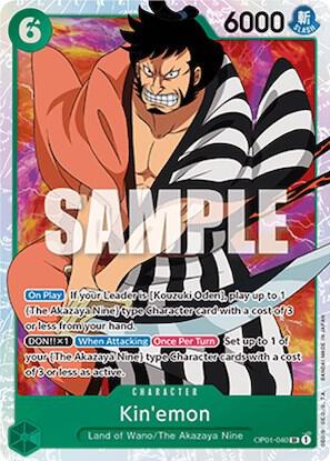Kin'emon - Romance Dawn One Piece trading card