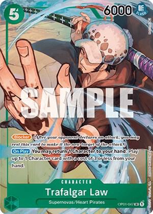Trafalgar Law (047) (Parallel) - Romance Dawn One Piece trading card