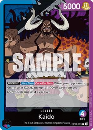 Kaido (061) - Romance Dawn One Piece trading card