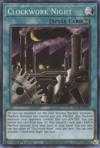 Clockwork Night - Battles of Legend: Crystal Revenge (BLCR) #BLCR-EN007 - Secret Rare YuGiOh Trading Card