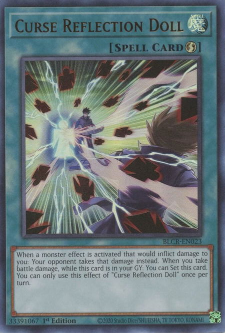 Curse Reflection Doll - Battles of Legend: Crystal Revenge YuGiOh trading card