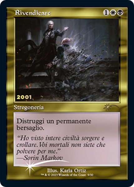 Vindicate (IT Exclusive) trading card from 30th Anniversary Promos Vindicate (IT Exclusive) - 30th Anniversary Promos Magic: The Gathering trading card