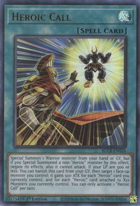 Heroic Call - Battles of Legend: Crystal Revenge (BLCR) #BLCR-EN026 - Ultra Rare YuGiOh Trading Card