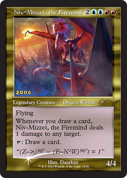 Niv-Mizzet, the Firemind - 30th Anniversary Promos Magic: The Gathering trading card