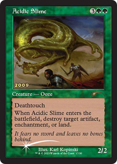 Acidic Slime - 30th Anniversary Promos Magic: The Gathering trading card