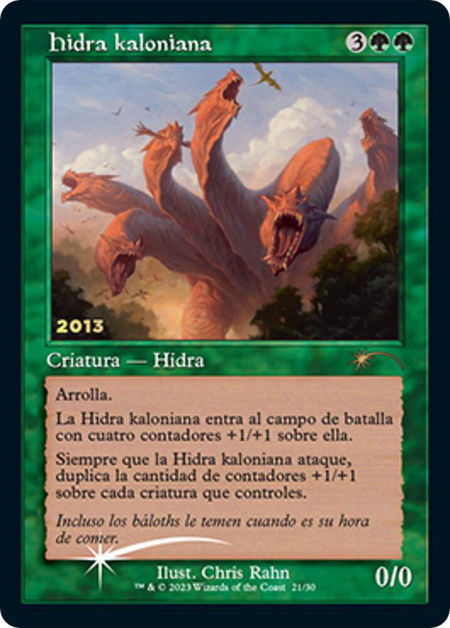 Kalonian Hydra (ES Exclusive) - 30th Anniversary Promos Magic: The Gathering trading card