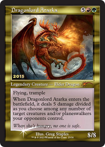 Dragonlord Atarka - 30th Anniversary Promos Magic: The Gathering trading card