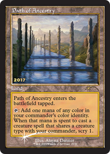 Path of Ancestry - 30th Anniversary Promos Magic: The Gathering trading card