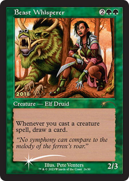 Beast Whisperer - 30th Anniversary Promos Magic: The Gathering trading card