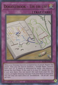 Doodlebook - Uh uh uh! - Battles of Legend: Crystal Revenge (BLCR) #BLCR-EN034 - Ultra Rare YuGiOh Trading Card