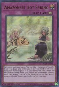 Amazoness Hot Spring - Battles of Legend: Crystal Revenge (BLCR) #BLCR-EN039 - Ultra Rare YuGiOh Trading Card