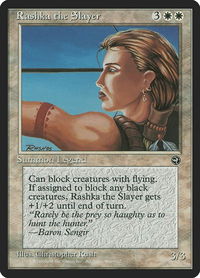 Rashka the Slayer - Homelands (HML) #12 - Uncommon Magic: The Gathering Trading Card