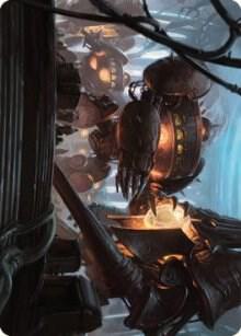 Autonomous Assembler Art Card - Art Series: The Brothers' War Magic: The Gathering trading card