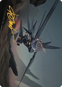 Steel Seraph Art Card (Gold-Stamped Signature) - Art Series: The Brothers' War (ASBRO) #6 - Special Magic: The Gathering Trading Card