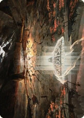 Urza's Sylex Art Card - Art Series: The Brothers' War Magic: The Gathering trading card