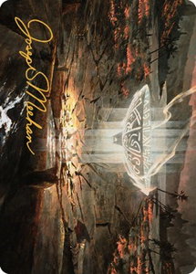 Urza's Sylex Art Card (Gold-Stamped Signature) - Art Series: The Brothers' War (ASBRO) #7 - Special Magic: The Gathering Trading Card