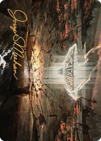 Urza's Sylex Art Card (Gold-Stamped Signature) - Art Series: The Brothers' War (ASBRO) #7 - Special Magic: The Gathering Trading Card