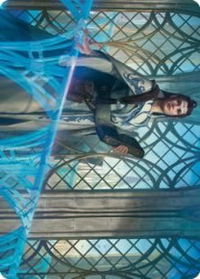 Hurkyl, Master Wizard Art Card - Art Series: The Brothers' War (ASBRO) #10 - Special Magic: The Gathering Trading Card