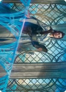 Hurkyl, Master Wizard Art Card trading card from Art Series: The Brothers' War Hurkyl, Master Wizard Art Card - Art Series: The Brothers' War Magic: The Gathering trading card