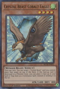 Crystal Beast Cobalt Eagle - Battles of Legend: Crystal Revenge (BLCR) #BLCR-EN052 - Ultra Rare YuGiOh Trading Card